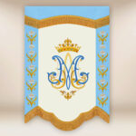 Mini Double-Sided Banner of the Blessed Virgin Mary