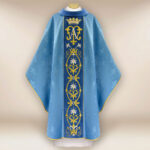 Ornat haftowany „Maria D’oro-blu”