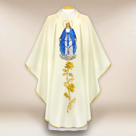 Embroidered Chasuble Our Lady of the Rosary