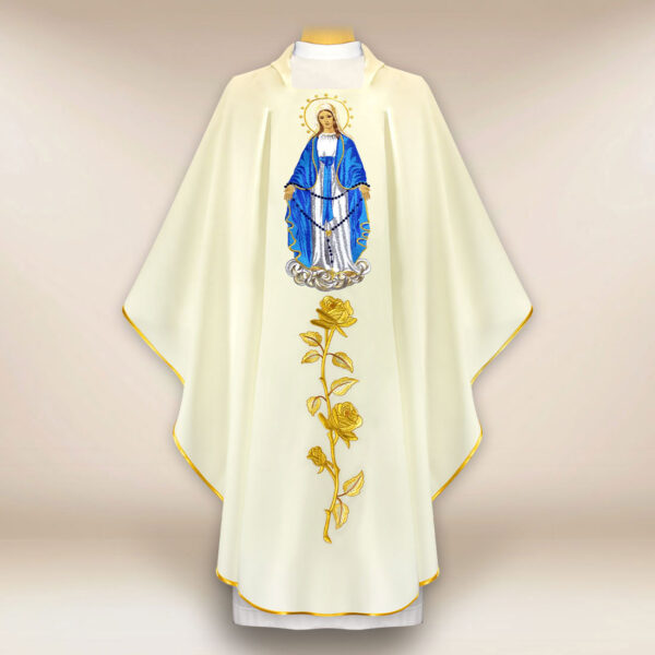 Embroidered Chasuble Our Lady of the Rosary