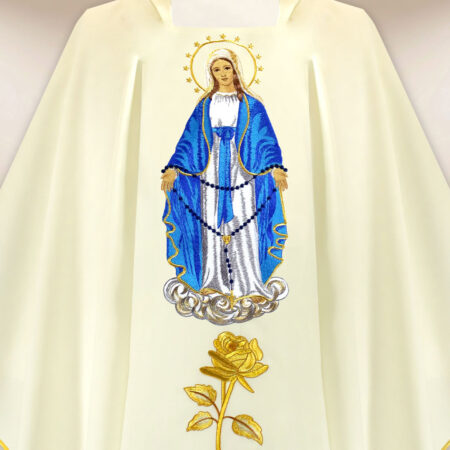 Embroidered Chasuble Our Lady of the Rosary
