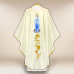 Embroidered Chasuble Madonna Di Lourdes