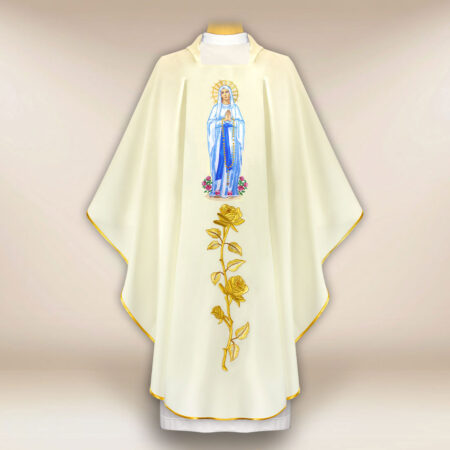Embroidered Chasuble Madonna Di Lourdes