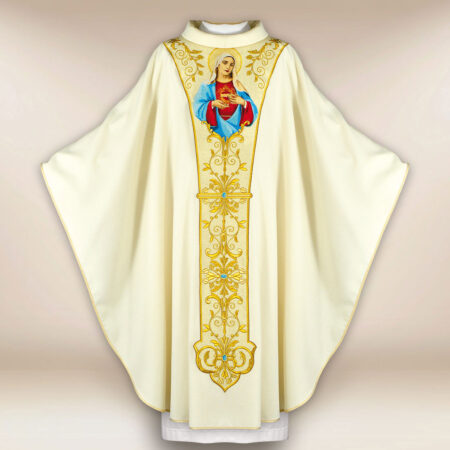 Ornat haftowany “Serce Maryi”