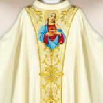 Ornat haftowany “Serce Maryi”
