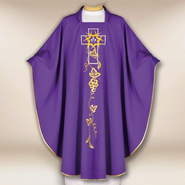 Embroidered Chasuble Lenten