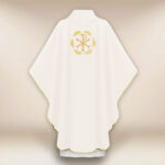 Embroidered Chasuble PX ecru