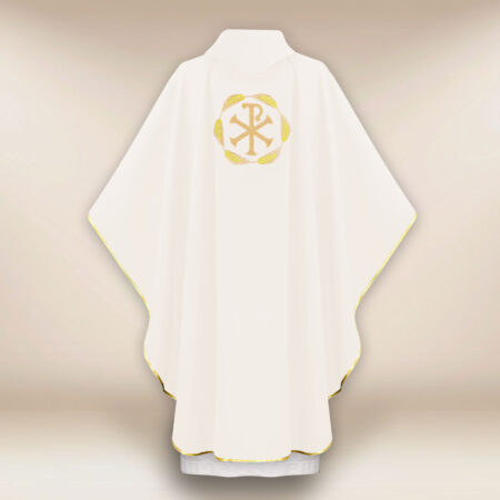 Embroidered Chasuble PX ecru