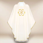 Embroidered Chasuble PX ecru