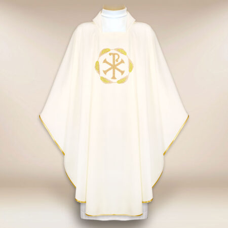 Embroidered Chasuble PX ecru