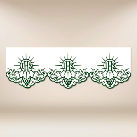 Green Embroidered Lace