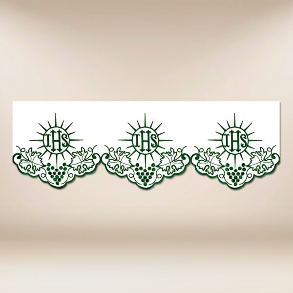 Green Embroidered Lace