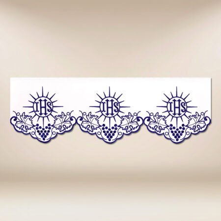 Purple Embroidered Lace