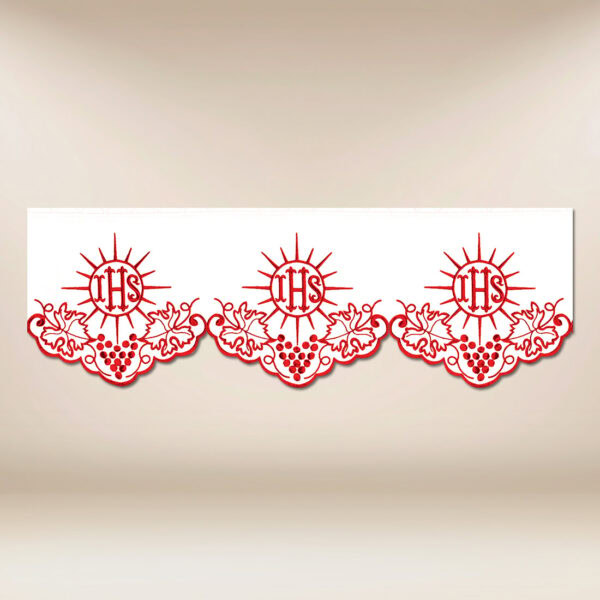 Embroidered Lace Red