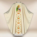 Chasuble with Embroidered Band for Christmas