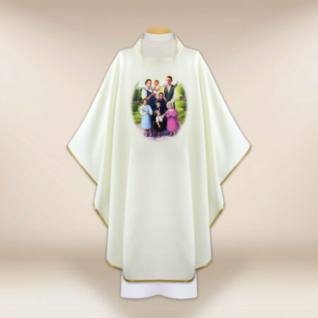 Chasuble with the Image of the Ulma Family