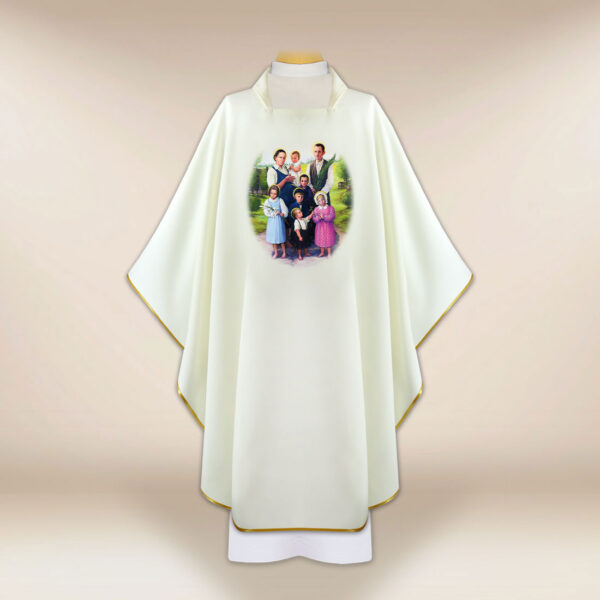 Chasuble with the Image of the Ulma Family