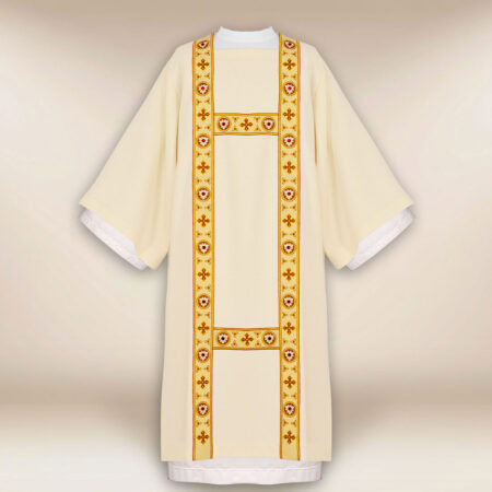 Classic embroidered liturgical dalmatic