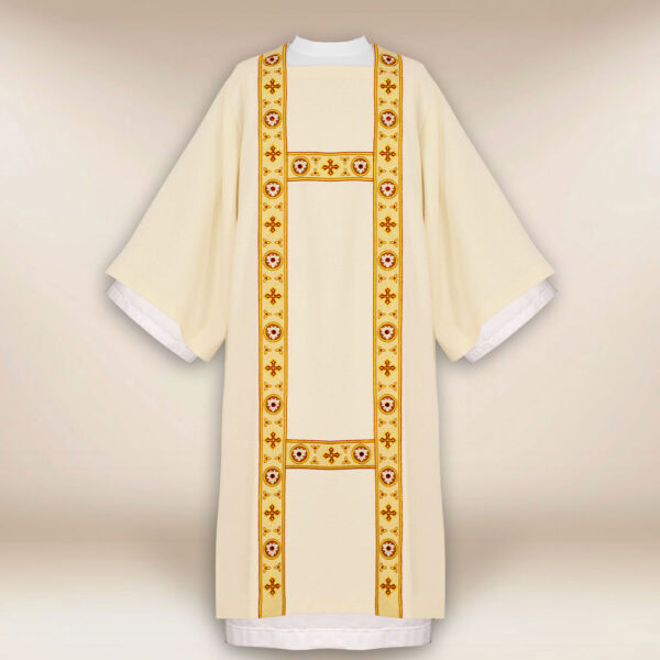 Classic embroidered liturgical dalmatic