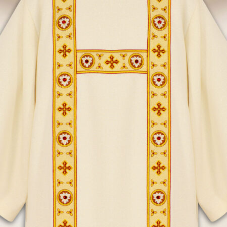 Classic embroidered liturgical dalmatic