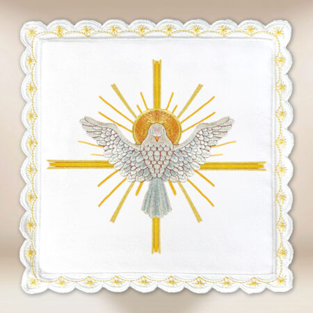 Embroidered Pall White