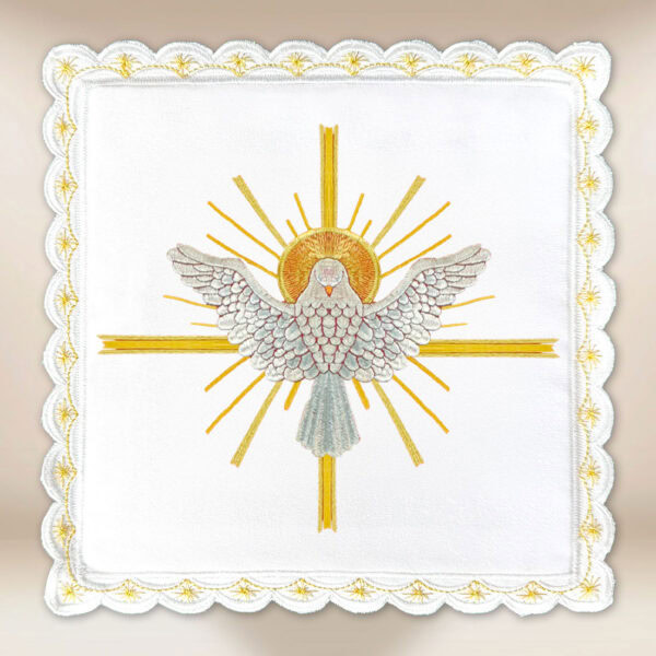 Embroidered Pall White
