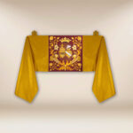 Humeral Veil with Embroidery Heart of Jesus and Mary