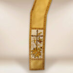 Embroidered Deacon Stole in Gold