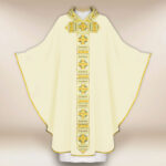 Embroidered Chasuble ecru