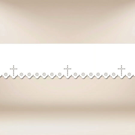 Openwork Altar Cover for Balustrades with Crosses