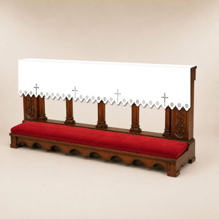 Openwork Altar Cover for Balustrades with Crosses