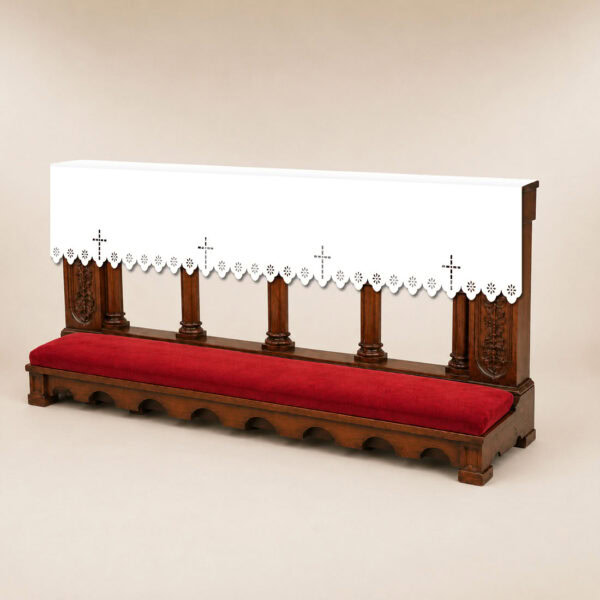 Openwork Altar Cover for Balustrades with Crosses
