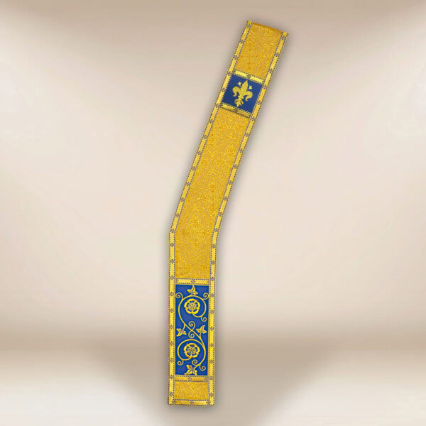 Embroidered deacon's stole "Shells of St. James"