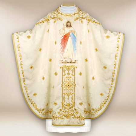 Haftowany ornat liturgiczny Jezus Miłosierny