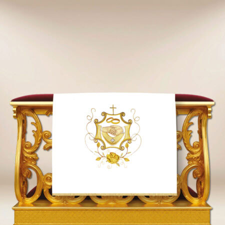 Embroidered Kneeler Cover for Weddings
