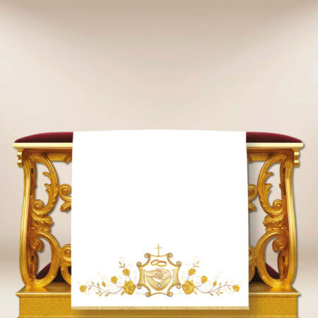 Embroidered Kneeler Cover for Weddings