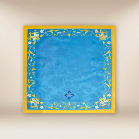 Chalice veil "Massimo-Blu"