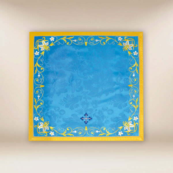 Chalice veil "Massimo-Blu"