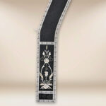 Embroidered deacon's stole "Massimo-Nero"