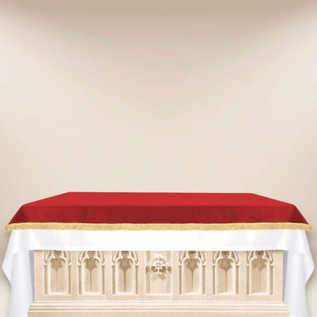 Red Velvet Altar Cover