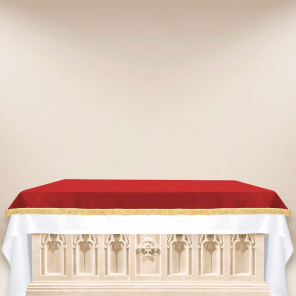 Red Velvet Altar Cover