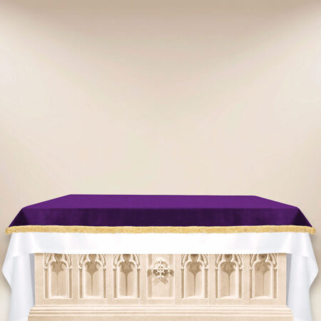 Purple Velvet Altar Cover