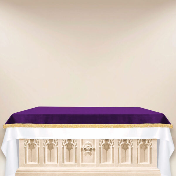 Purple Velvet Altar Cover