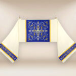 Embroidered shoulder veil "Loreto"