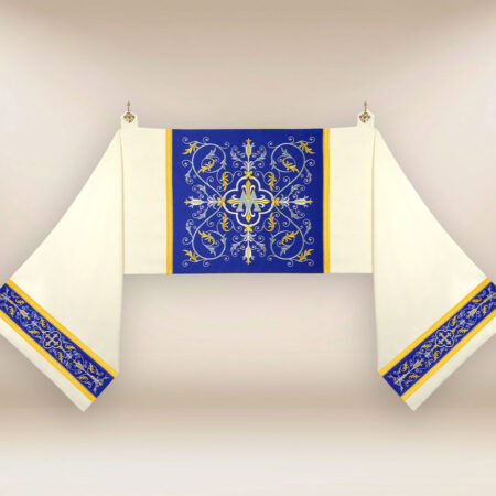 Embroidered shoulder veil "Loreto"