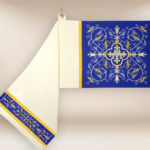 Embroidered shoulder veil "Loreto"