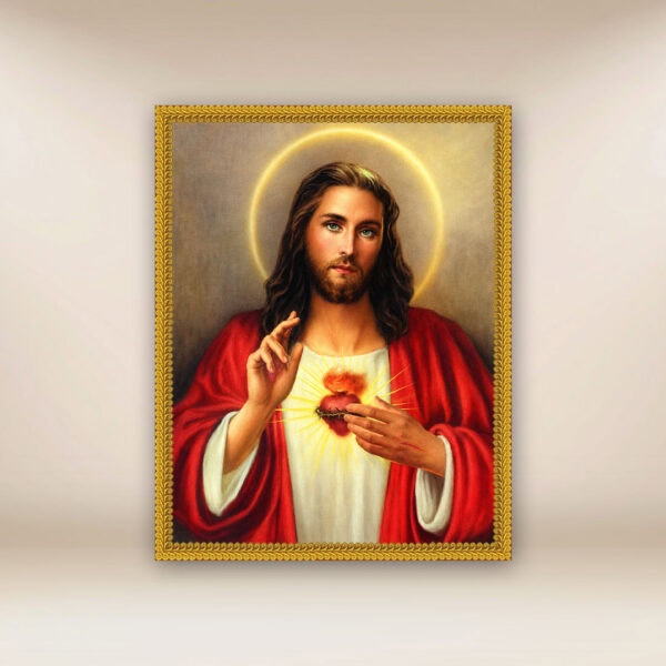 Image on Fabric Sacred Heart of Jesus