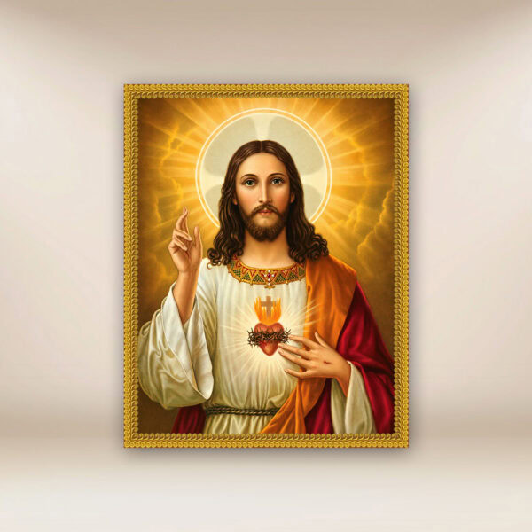 Image on Fabric Sacred Heart of Jesus