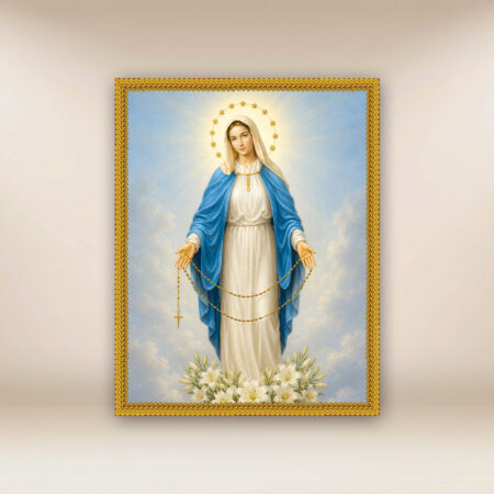Image on Fabric Our Lady of the Rosary