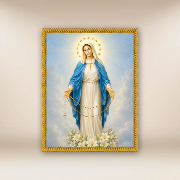 Image on Fabric Our Lady of the Rosary